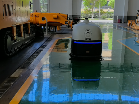 破解浙江新材料車間清潔困境！坦力無人洗地機，高效省本更省心