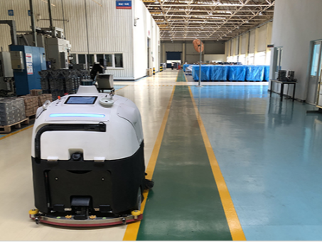 87KG 強壓破局！汽配廠老板的清潔升級，坦力洗地機器人專治切削液與重油污