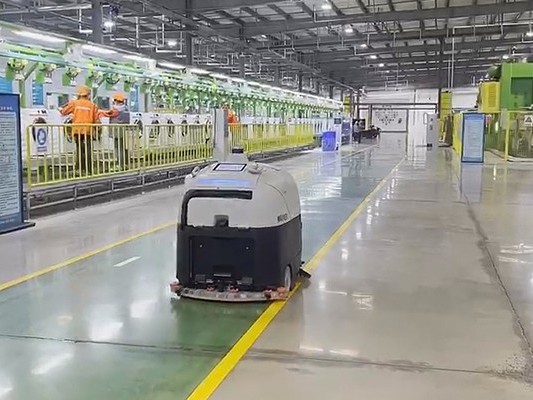 坦力清潔機(jī)器人：人力下崗，智能上崗，科技車間新玩法