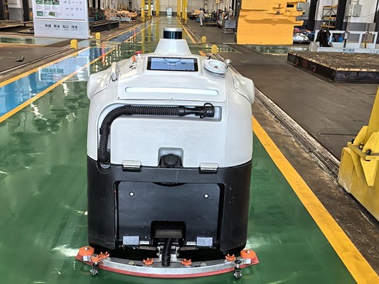 坦力工業(yè)洗地機(jī)器人：解決車站人流大，清潔不及時(shí)引發(fā)的安全危機(jī)