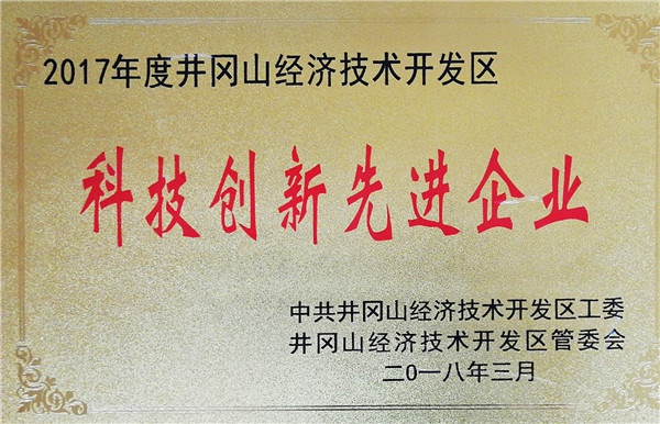 2017科技創(chuàng)新先進(jìn)企業(yè)